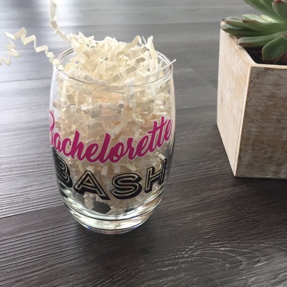 Stemless Wine Glass Bachelorette Bashed - Picture 3 of 4